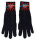 Dolce & Gabbana Blue #DGLovesLondon Embroidered Wool Gloves